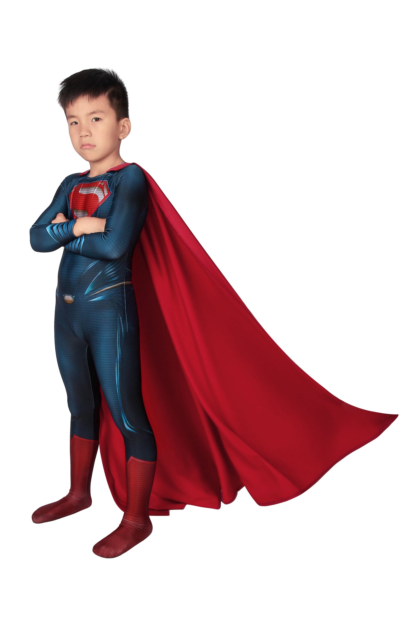 Kids Superman Man of Steel Cosplay Costume | DC Outfit