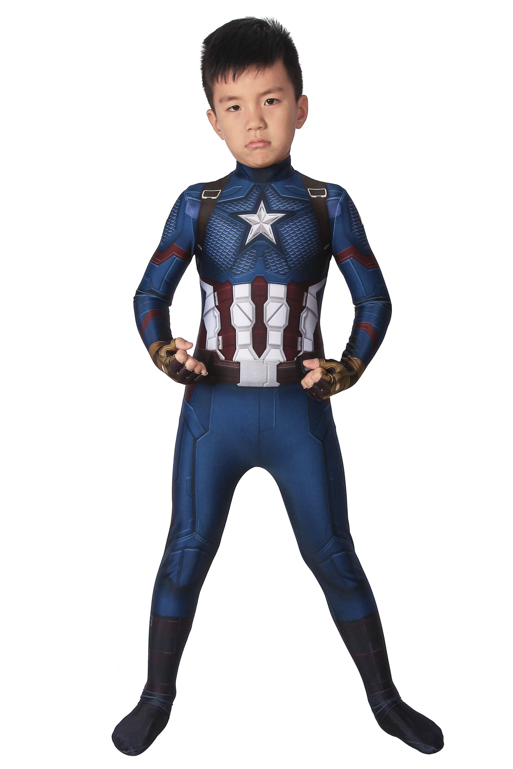 Kids Captain America Endgame Cosplay Costume | Marvel Outfit