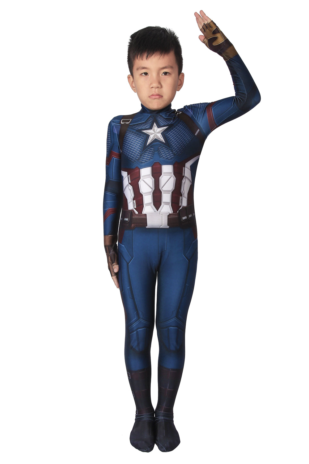 Kids Captain America Endgame Cosplay Costume | Marvel Outfit