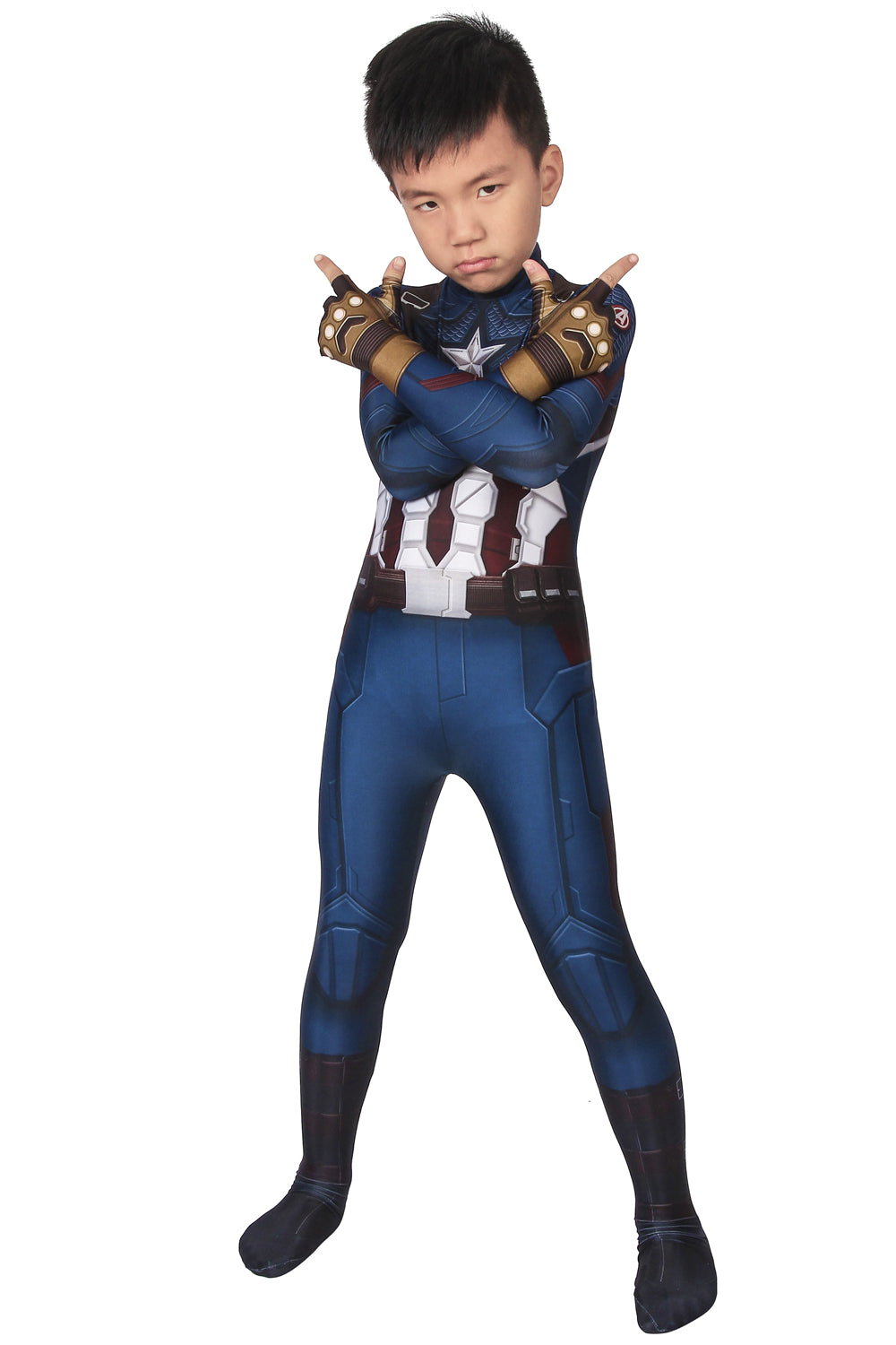 Kids Captain America Endgame Cosplay Costume | Marvel Outfit