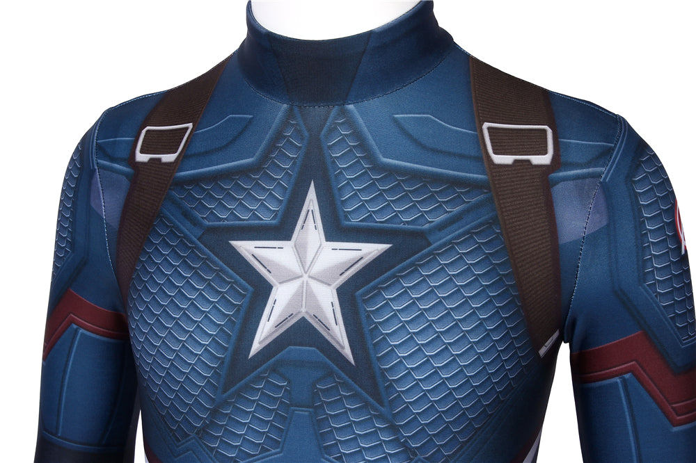 Kids Captain America Endgame Cosplay Costume | Marvel Outfit