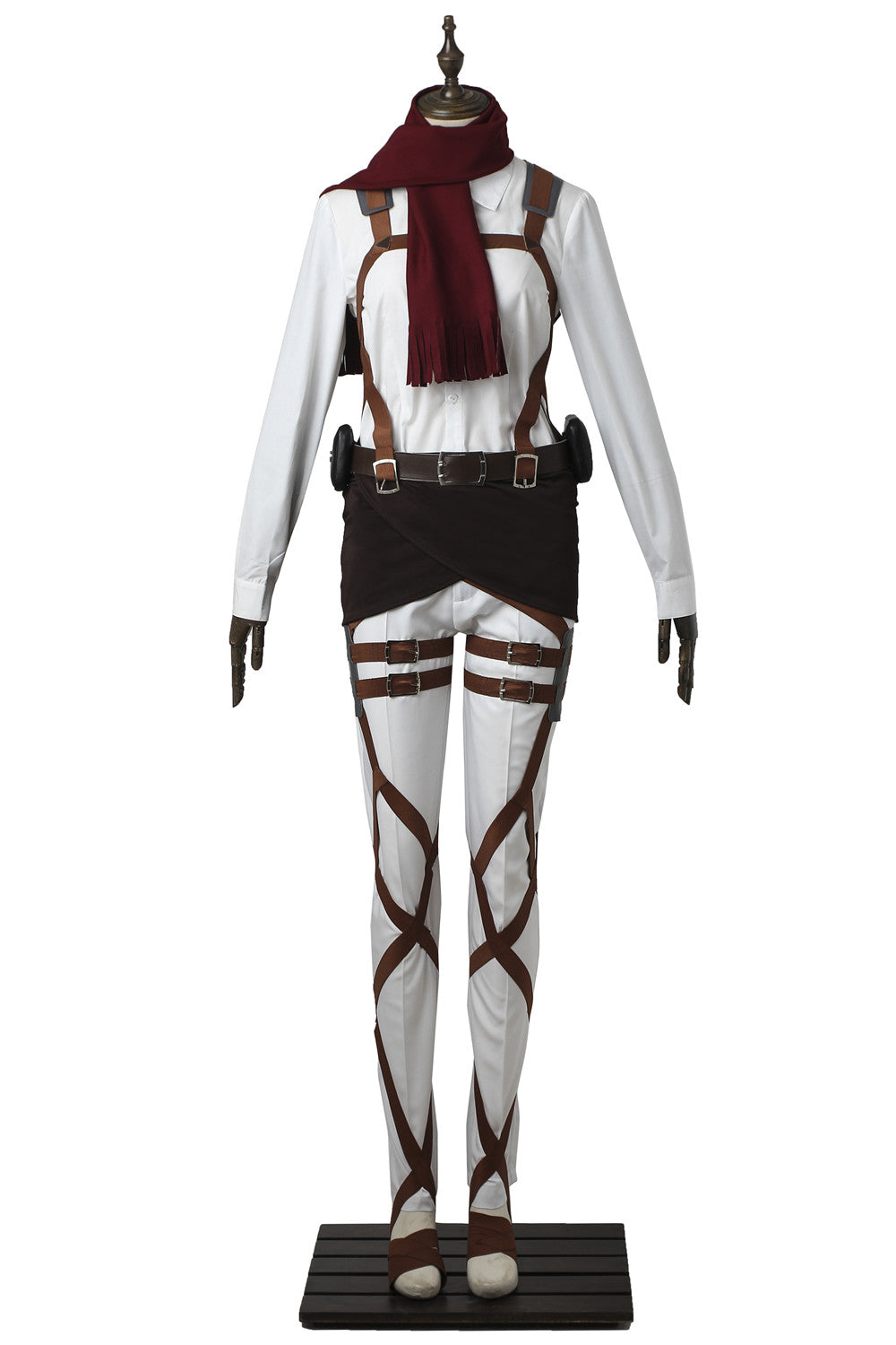 Attack on Titans Mikasa Ackerman Complete Cosplay Costume Outfit