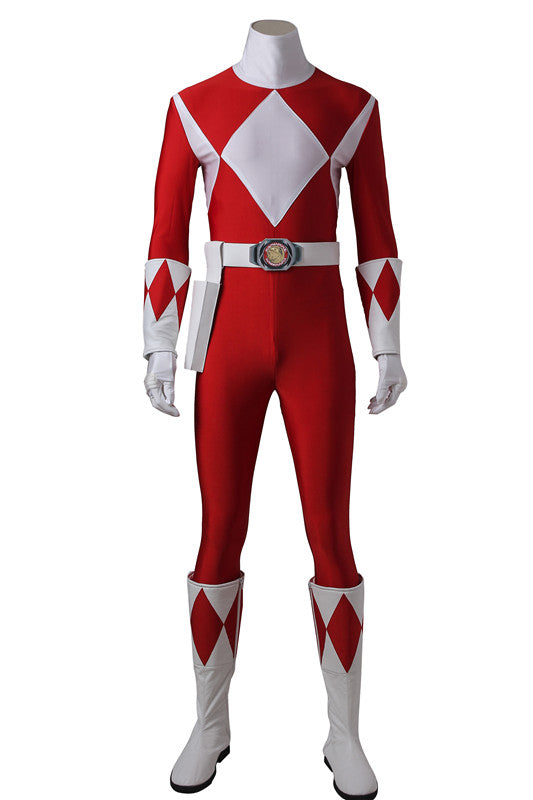 Power Rangers Red Ranger Custom Cosplay Shoes | Superhero Footwear