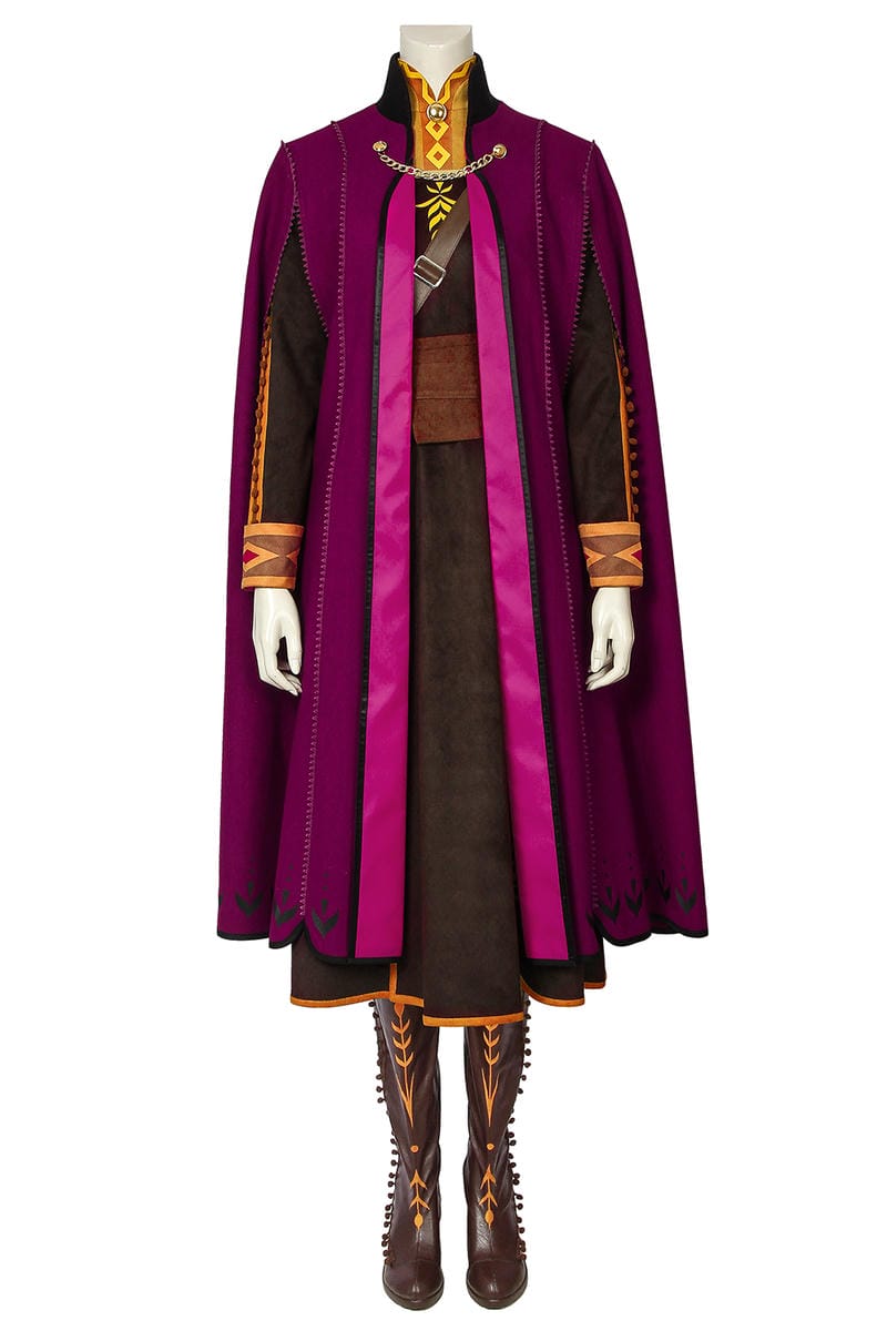 Frozen II Anna Custom Cosplay Shoes | Movie Footwear