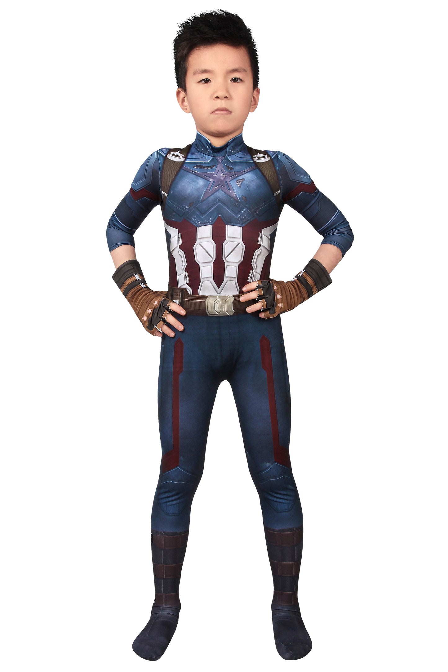 Kids Captain America Avengers 3 Cosplay Costume | Marvel Outfit