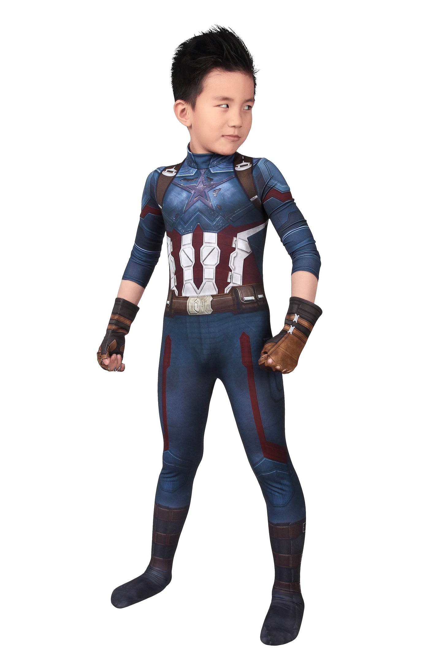 Kids Captain America Avengers 3 Cosplay Costume | Marvel Outfit