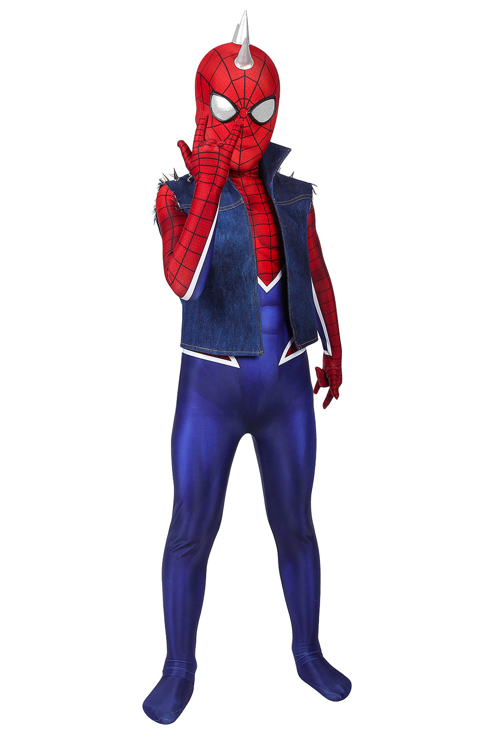 Kids Spider-Man PS4 Punk Suit Cosplay Costume | Marvel Outfit