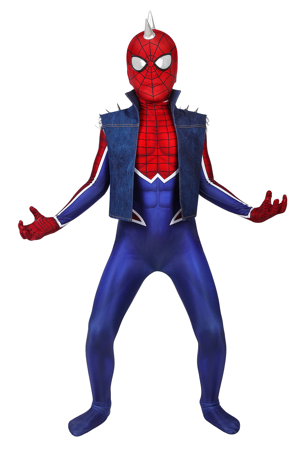 Kids Spider-Man PS4 Punk Suit Cosplay Costume | Marvel Outfit