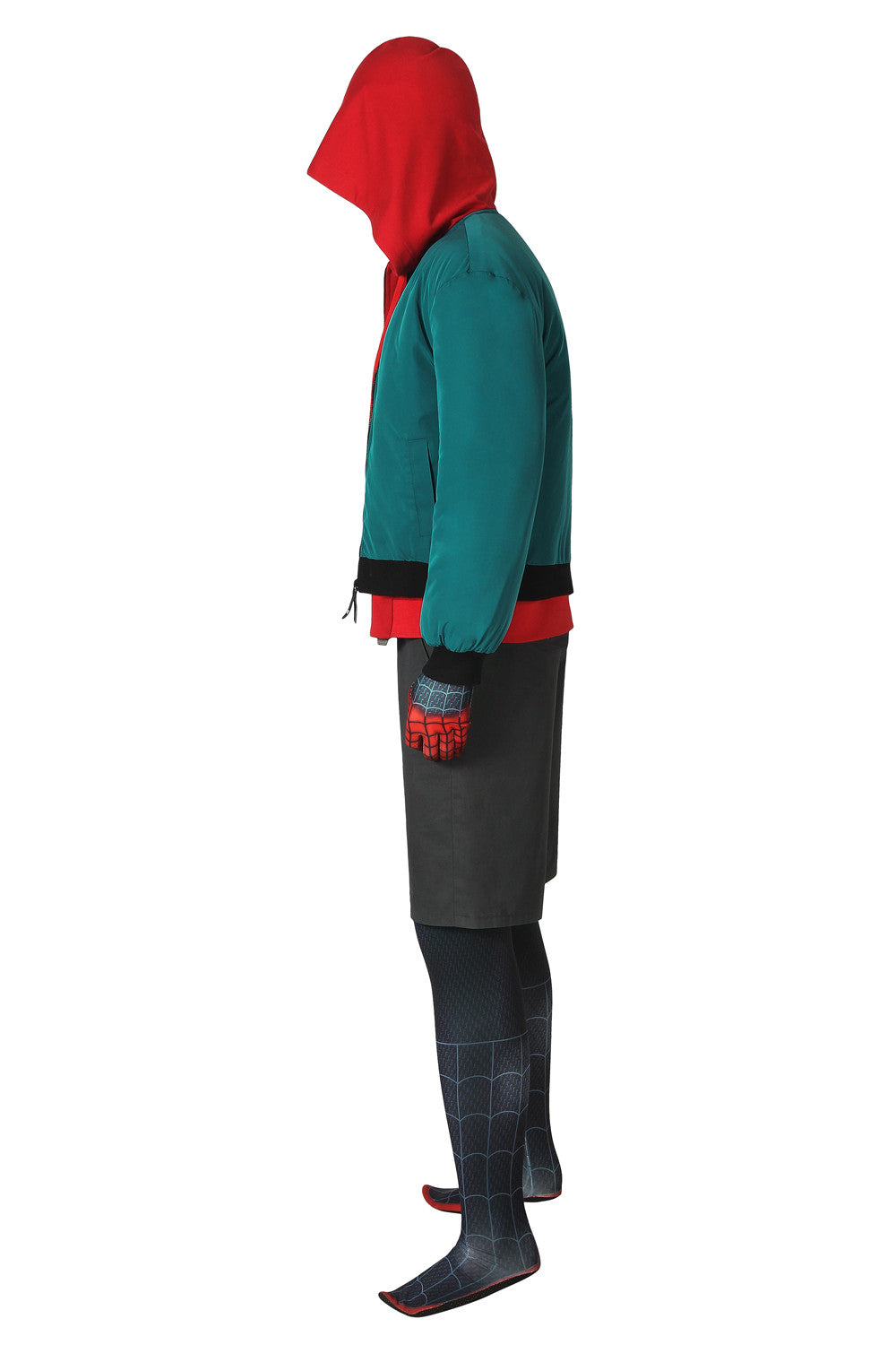 Marvel Spiderman Mile Morales Coat Complete Cosplay Costume Outfit