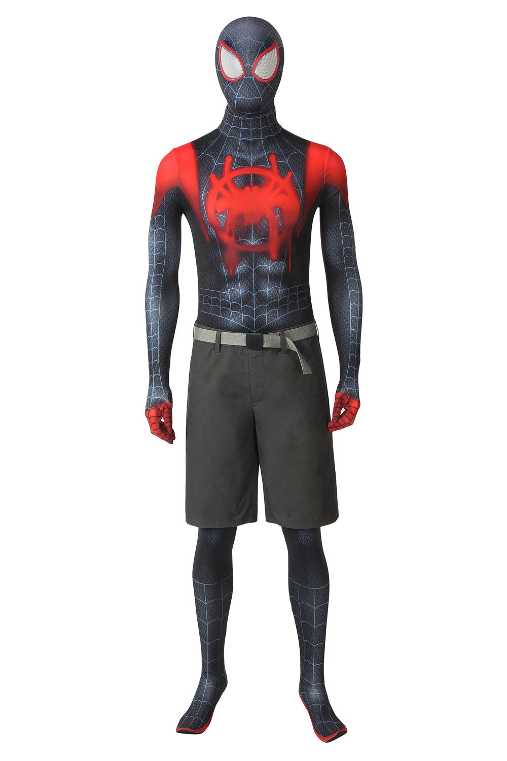 Marvel Spiderman Mile Morales Coat Complete Cosplay Costume Outfit