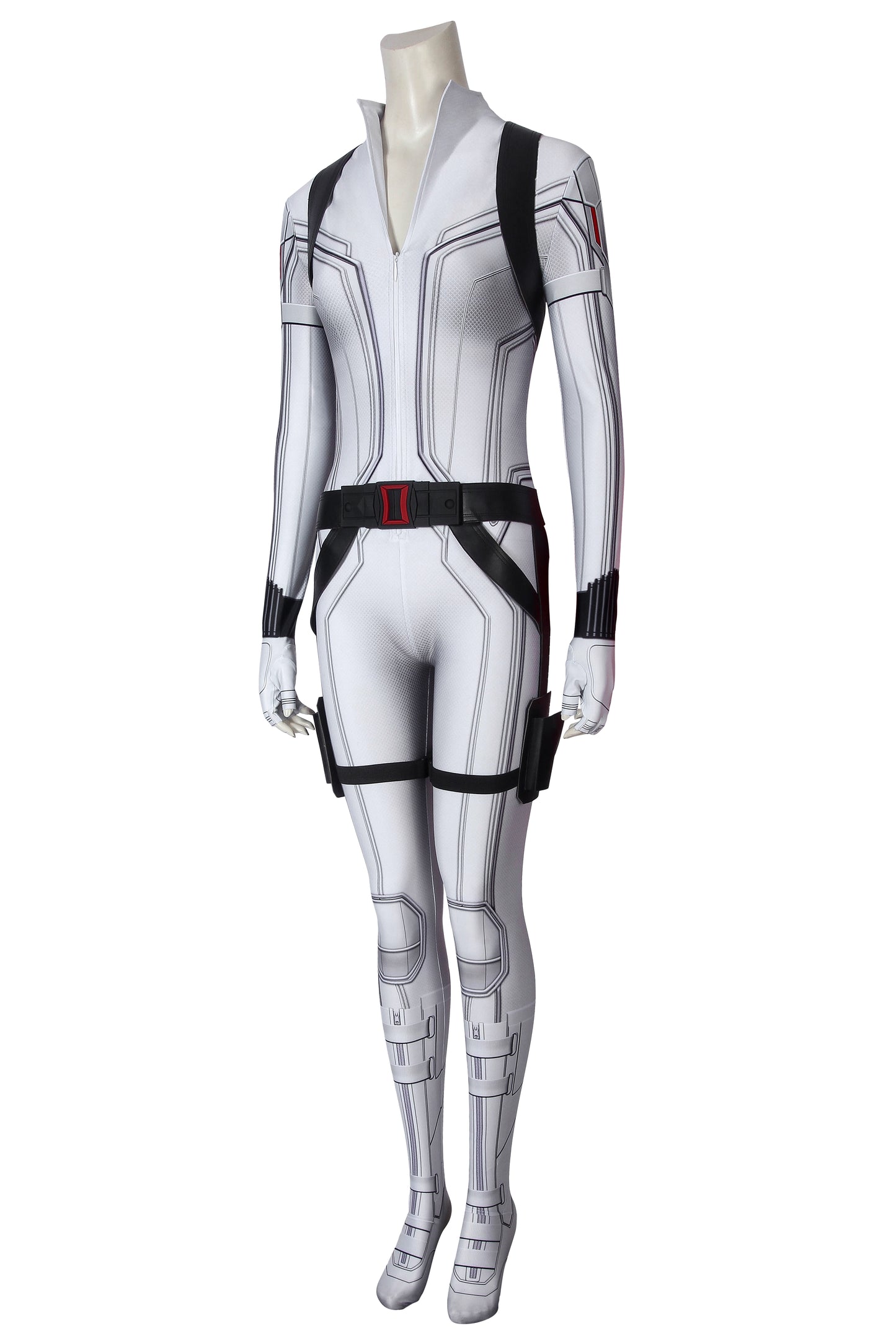 Black Widow White Suit Cosplay Costume | Marvel Outfit
