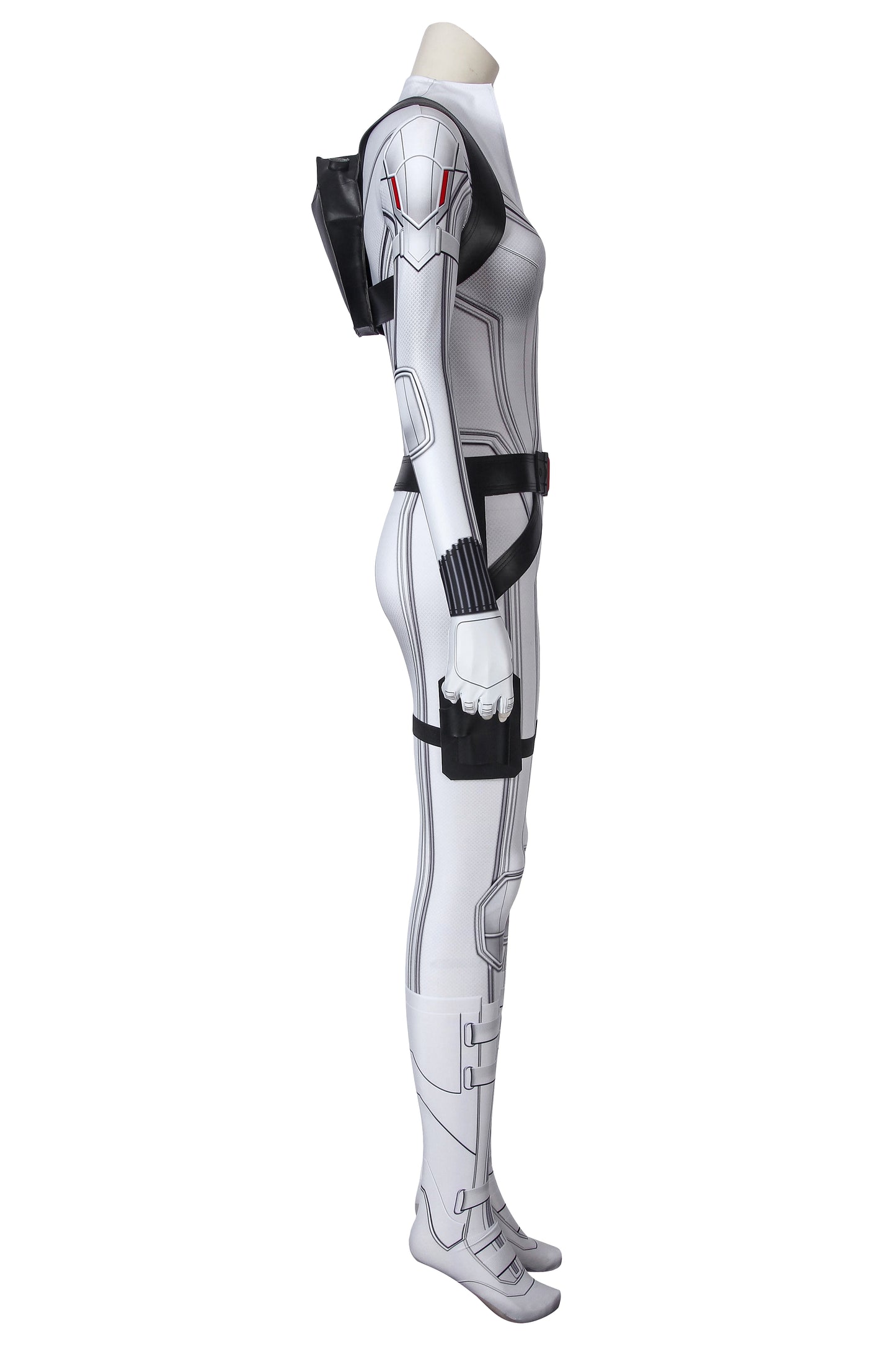 Black Widow White Suit Cosplay Costume | Marvel Outfit