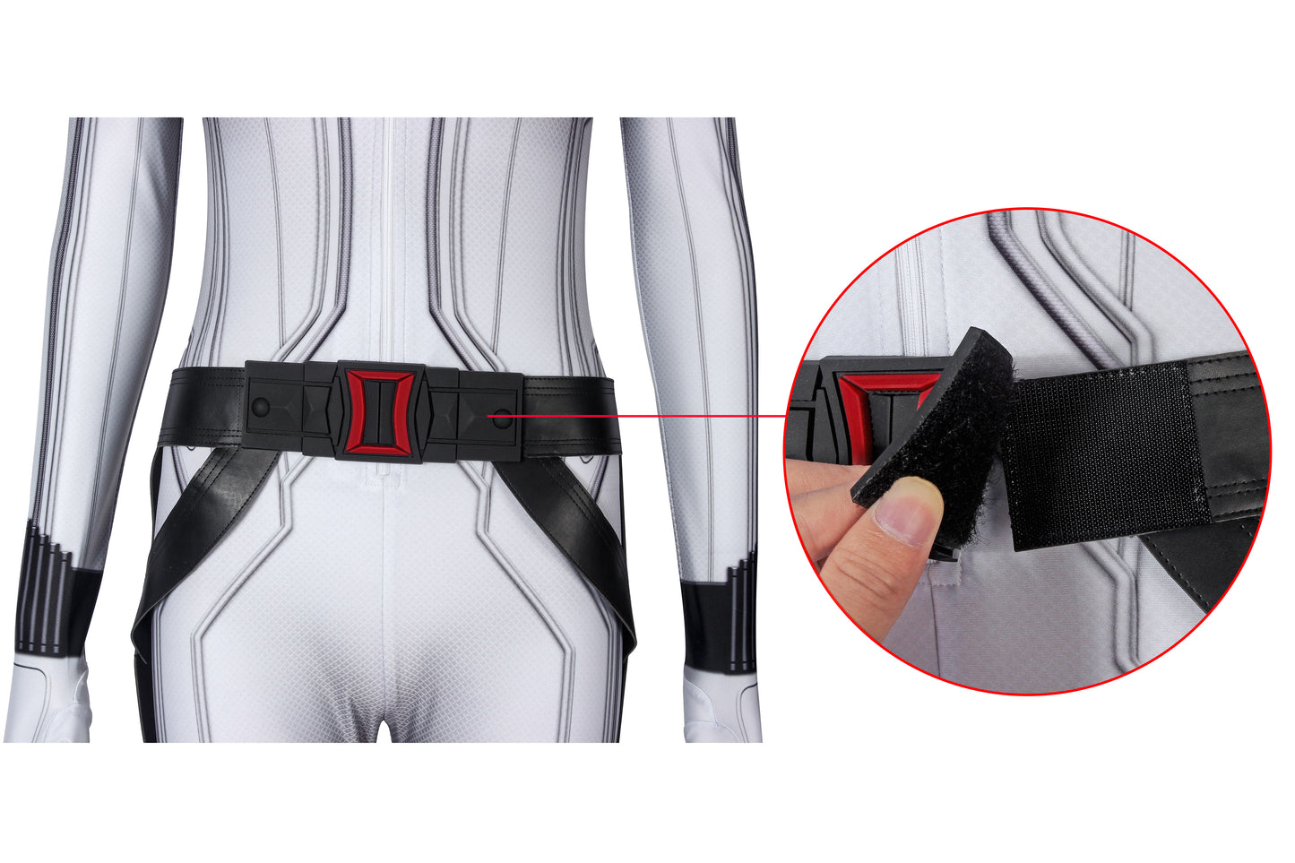 Black Widow White Suit Cosplay Costume | Marvel Outfit