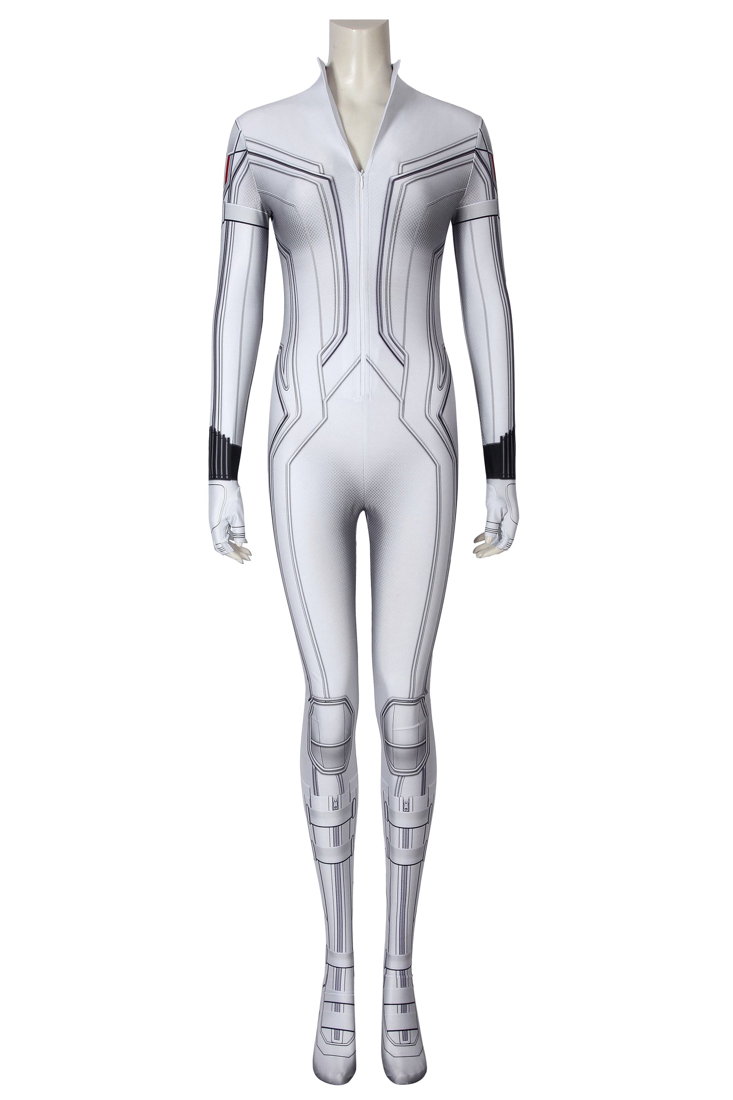 Black Widow White Suit Cosplay Costume | Marvel Outfit