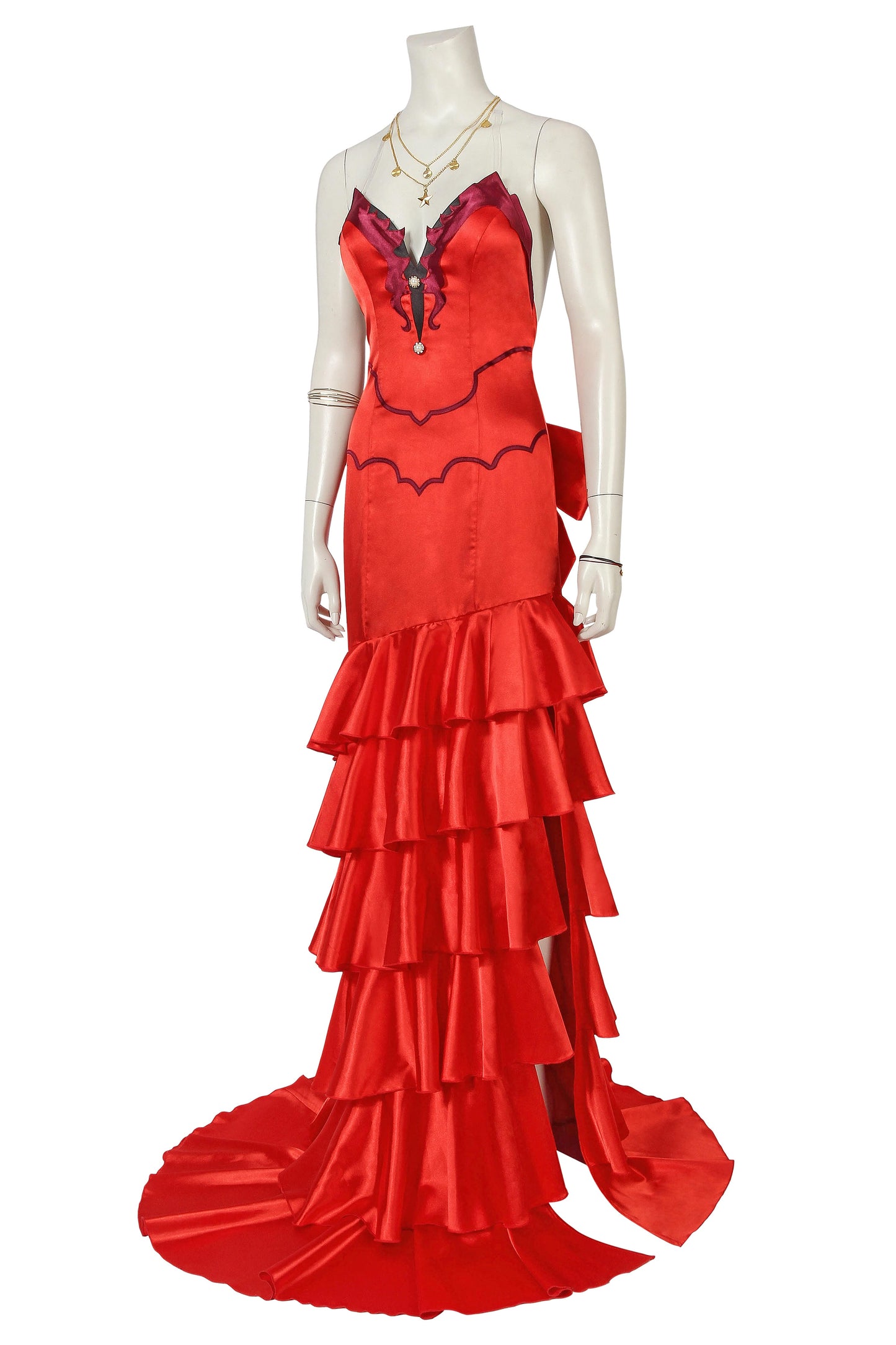 Final Fantasy VII Aerith Gainsborough Dress Cosplay Costume | Gaming Outfit