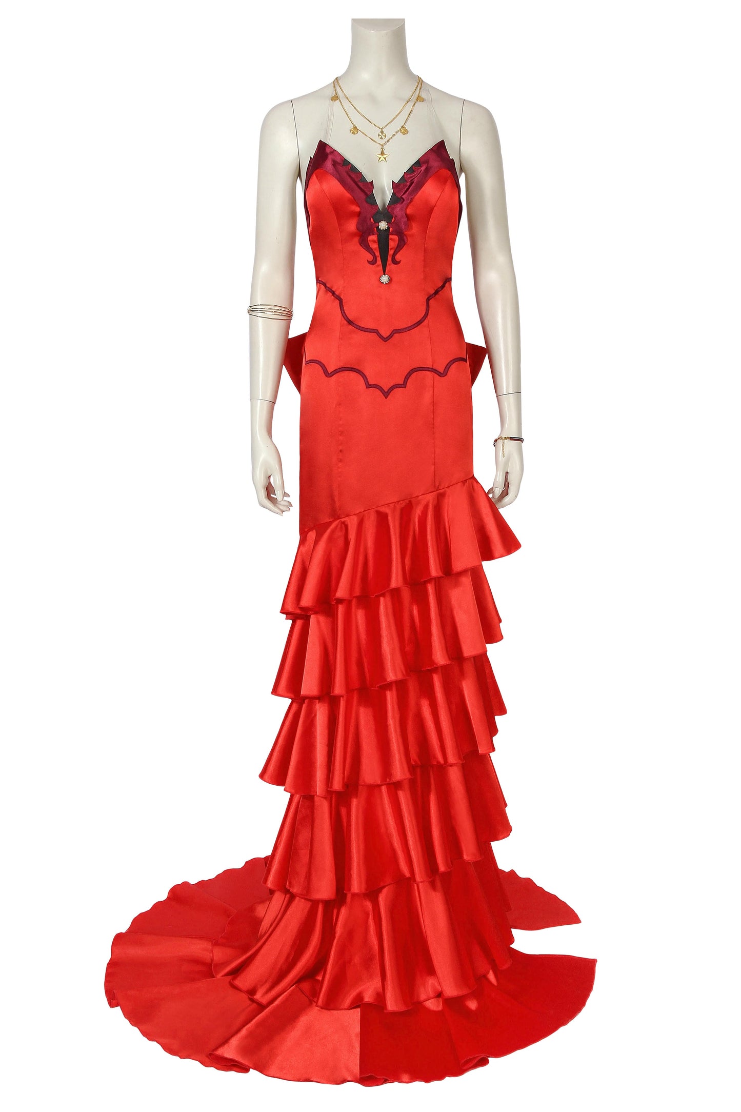 Final Fantasy VII Aerith Gainsborough Dress Cosplay Costume | Gaming Outfit
