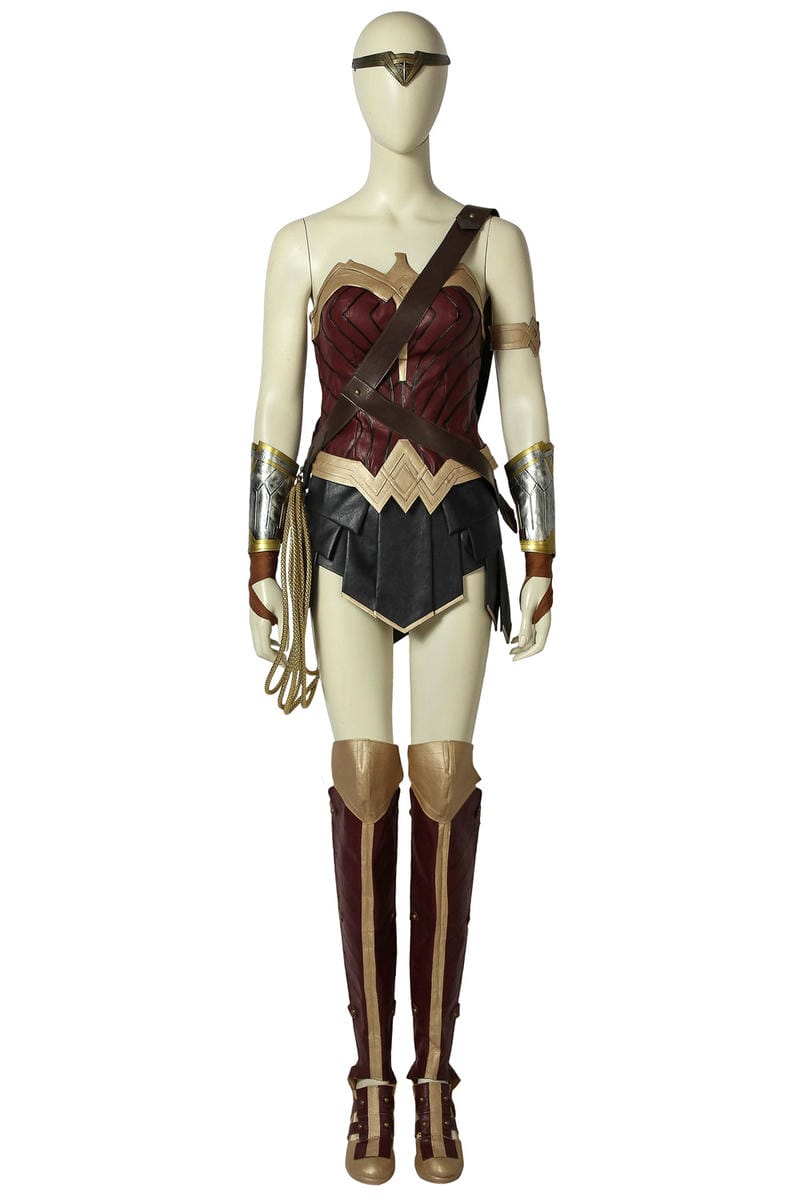 Wonder Woman Diana Prince Custom Cosplay Shoes | Superhero Footwear