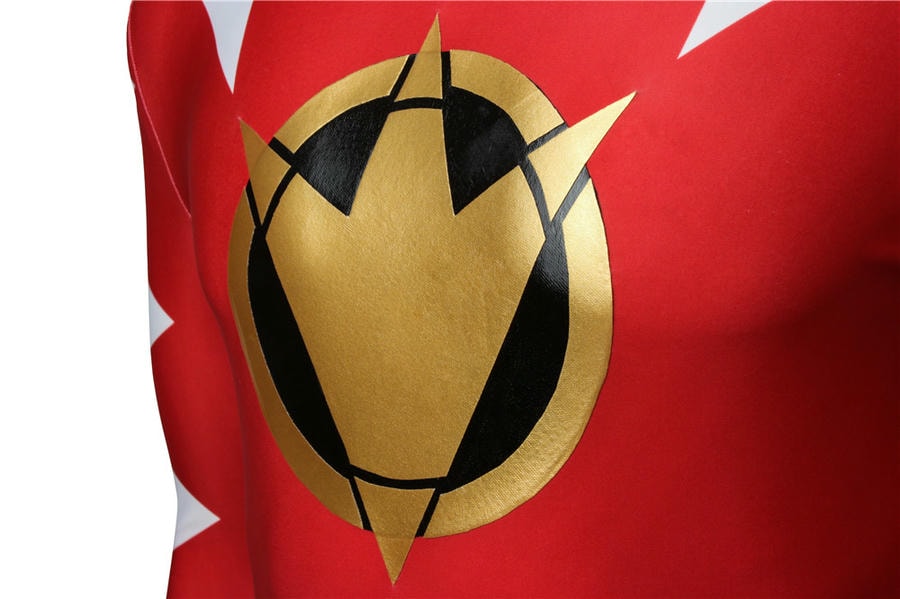 Dino Thunder Red Ranger Cosplay Costume | Superhero Outfit