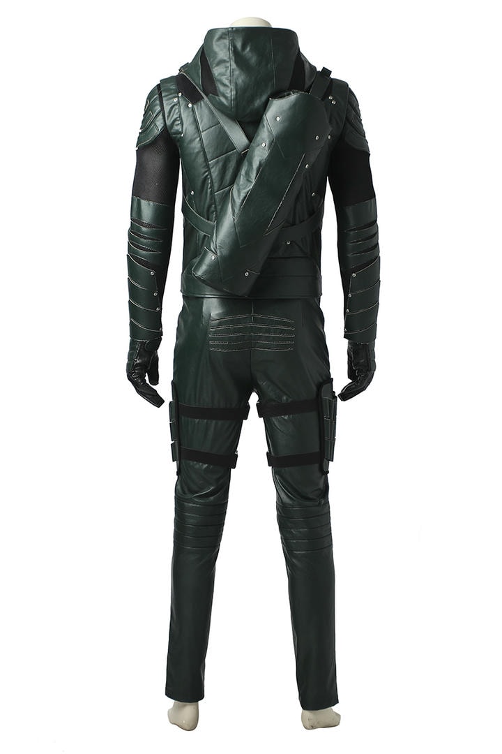Green Arrow Season 5 Oliver Queen Cosplay Costume | DC Outfit