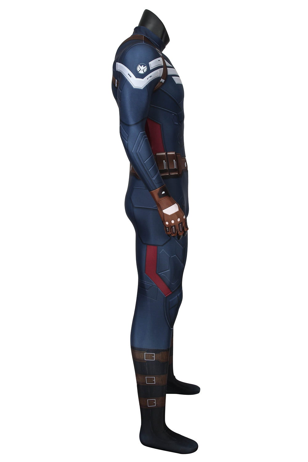 Marvel Winter Soldier Captain America Complete Cosplay Costume Outfit