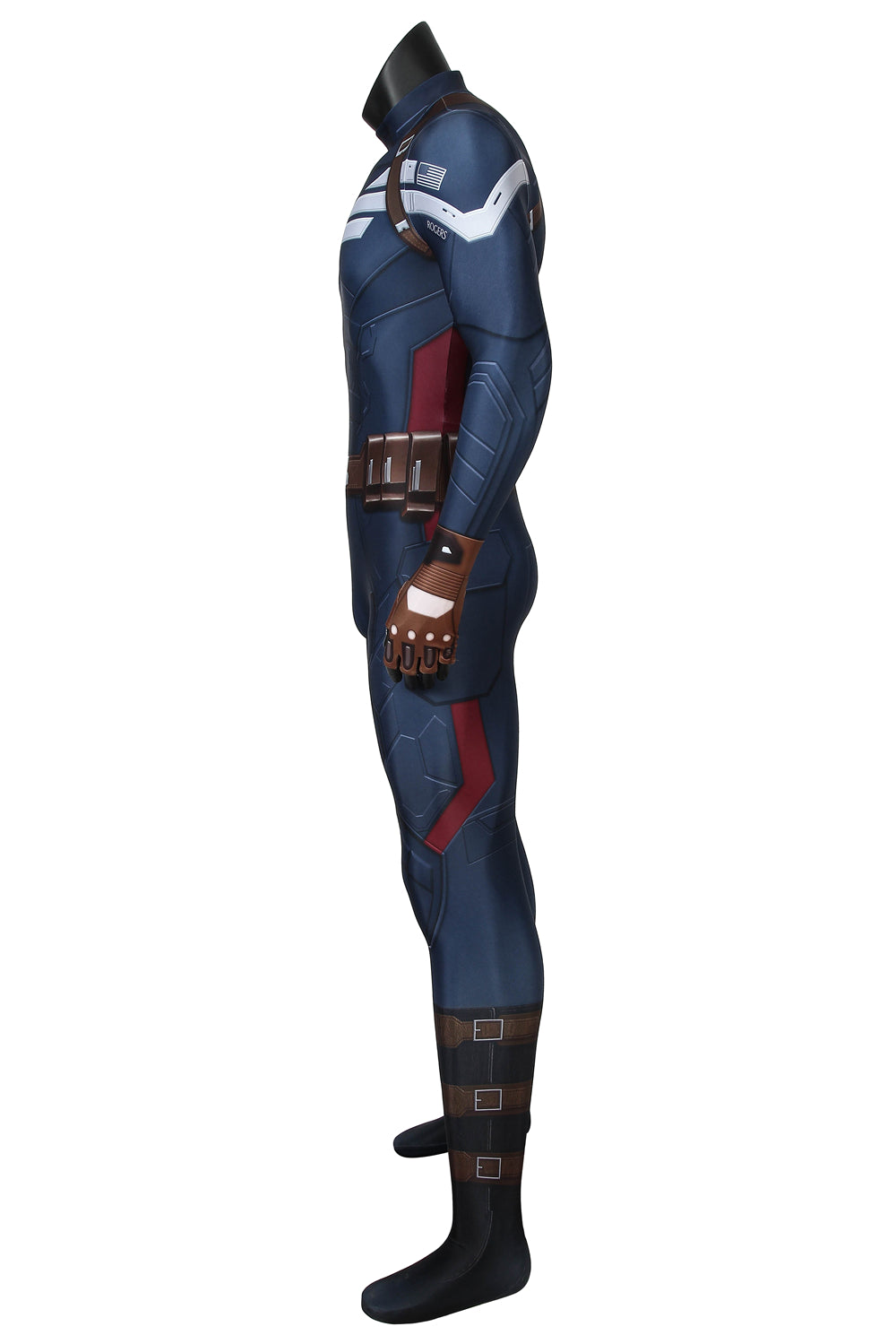 Marvel Winter Soldier Captain America Complete Cosplay Costume Outfit