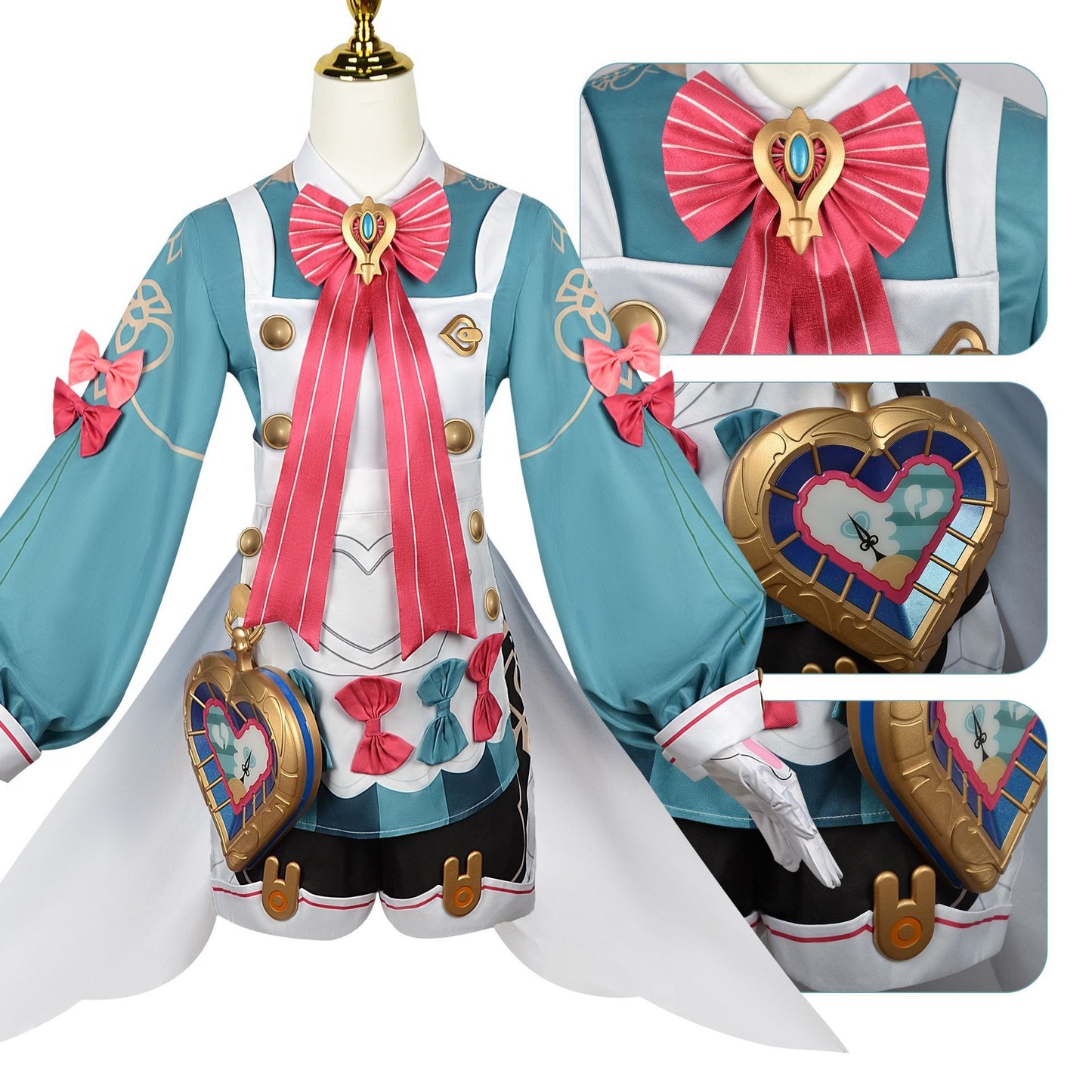 Genshin Impact Sigewinne Cosplay Costume | Game Outfit