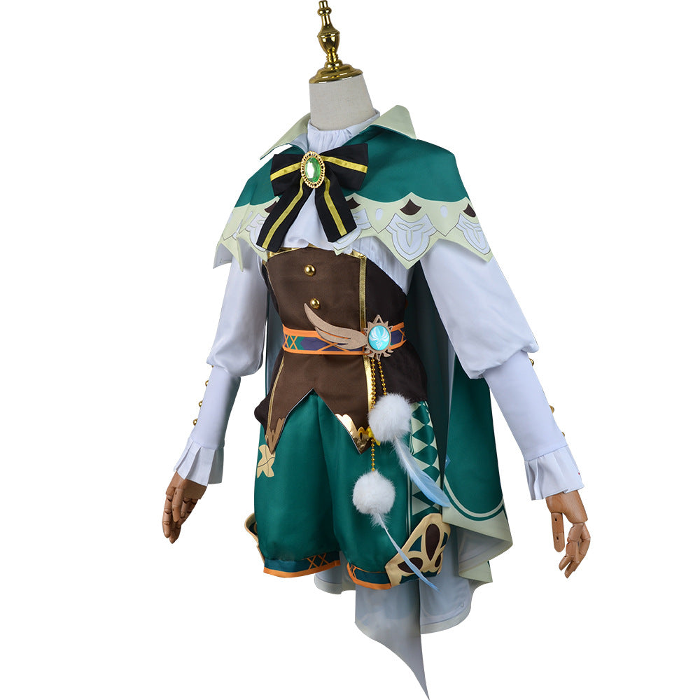 Genshin Impact Venti Shorts Cosplay Costume | Game Outfit