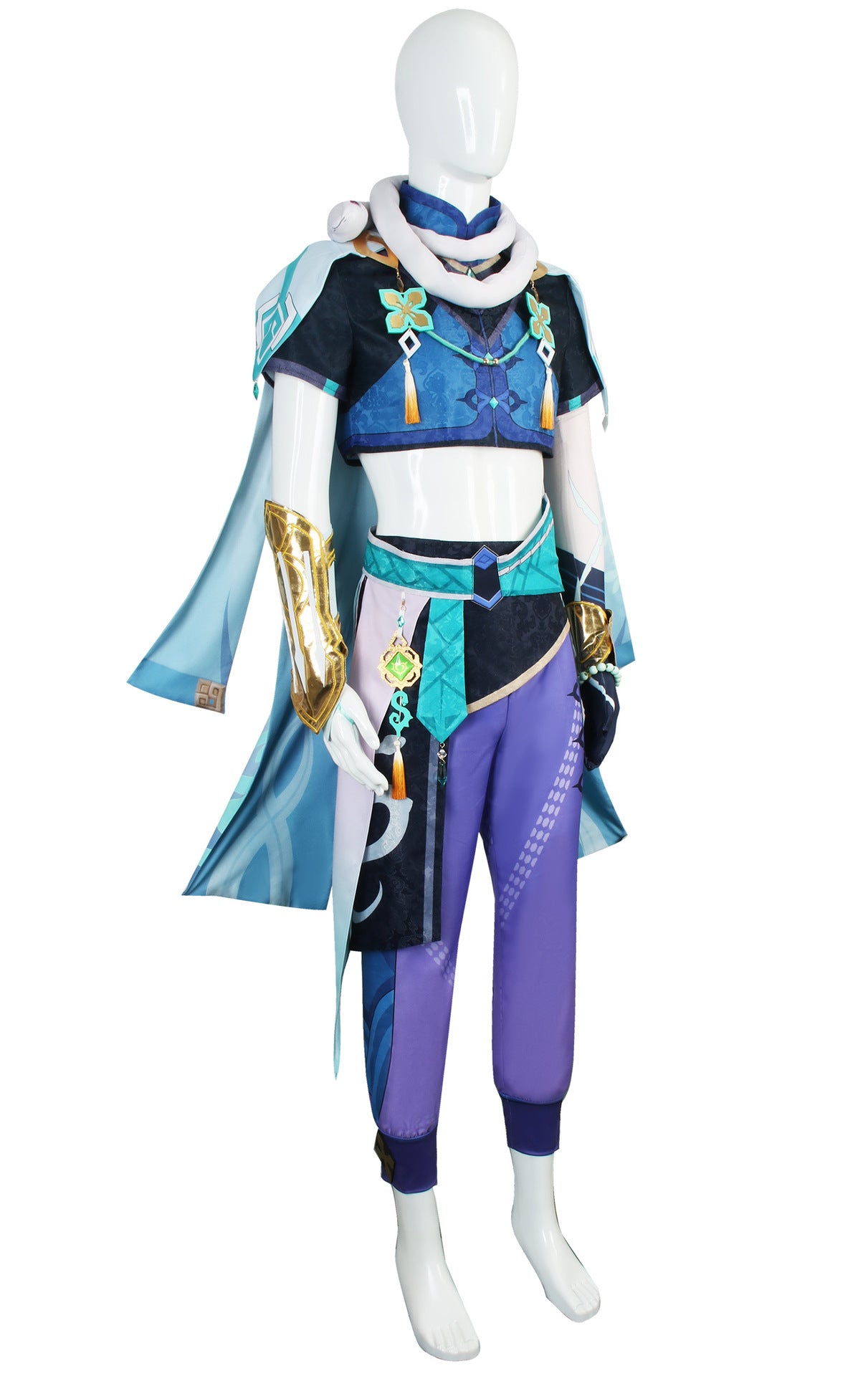 Genshin Impact Baizhu Complete Cosplay Costume Outfit