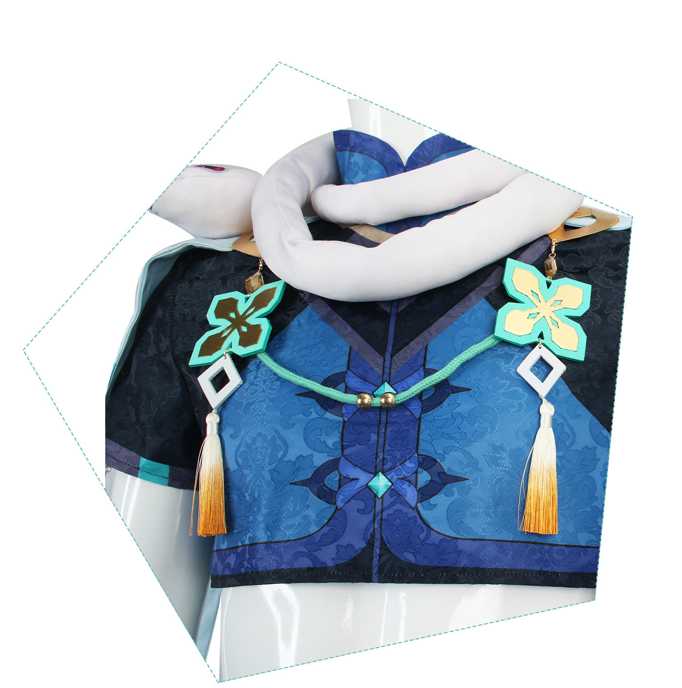 Genshin Impact Baizhu Complete Cosplay Costume Outfit