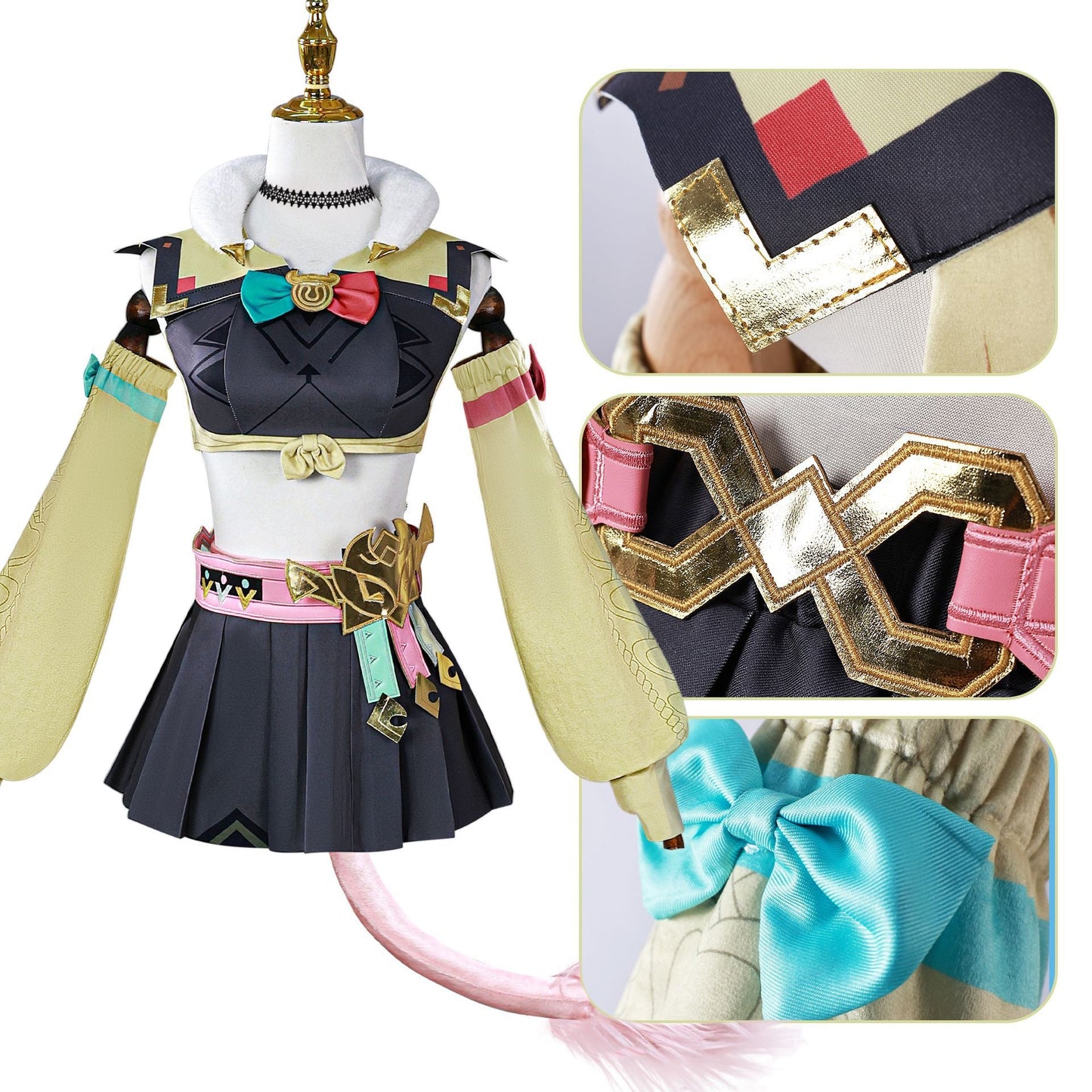 Genshin Impact Varesa Cosplay Costume | Gaming Outfit
