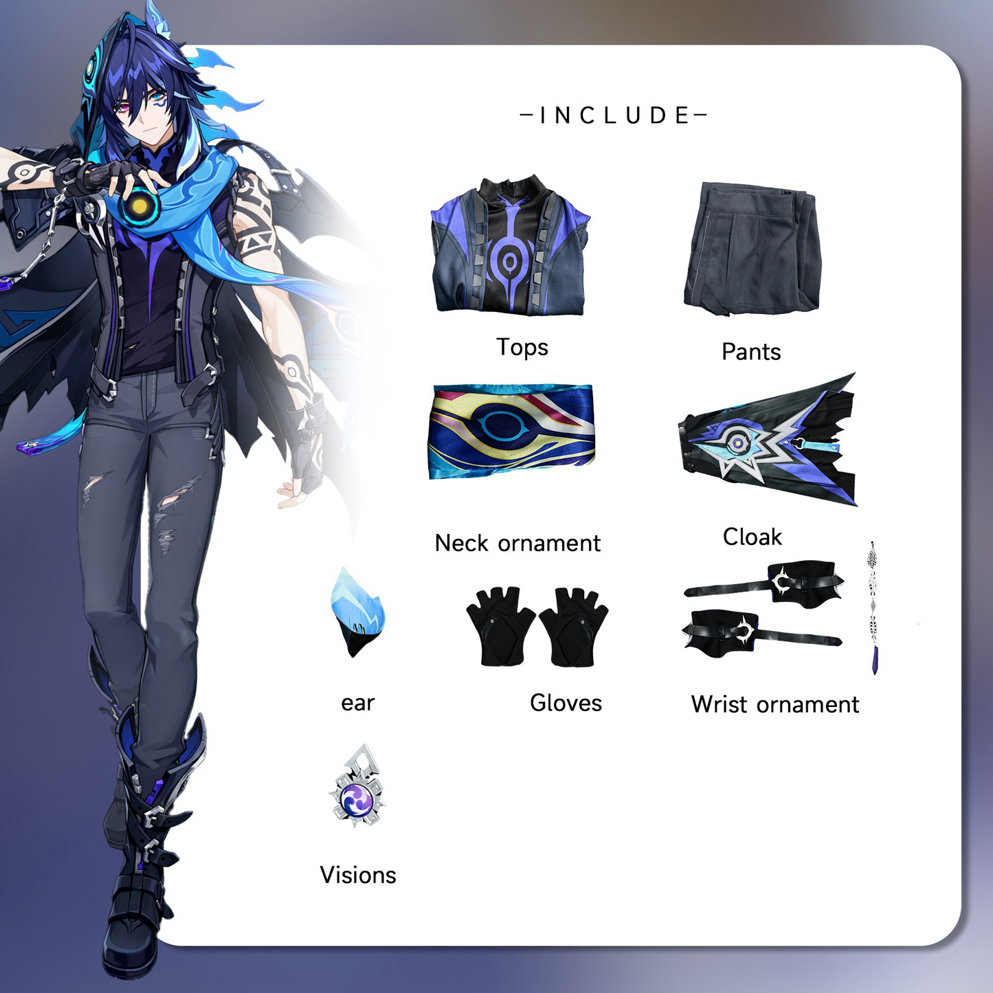 Genshin Impact Ororon Cosplay Costume | Game Outfit