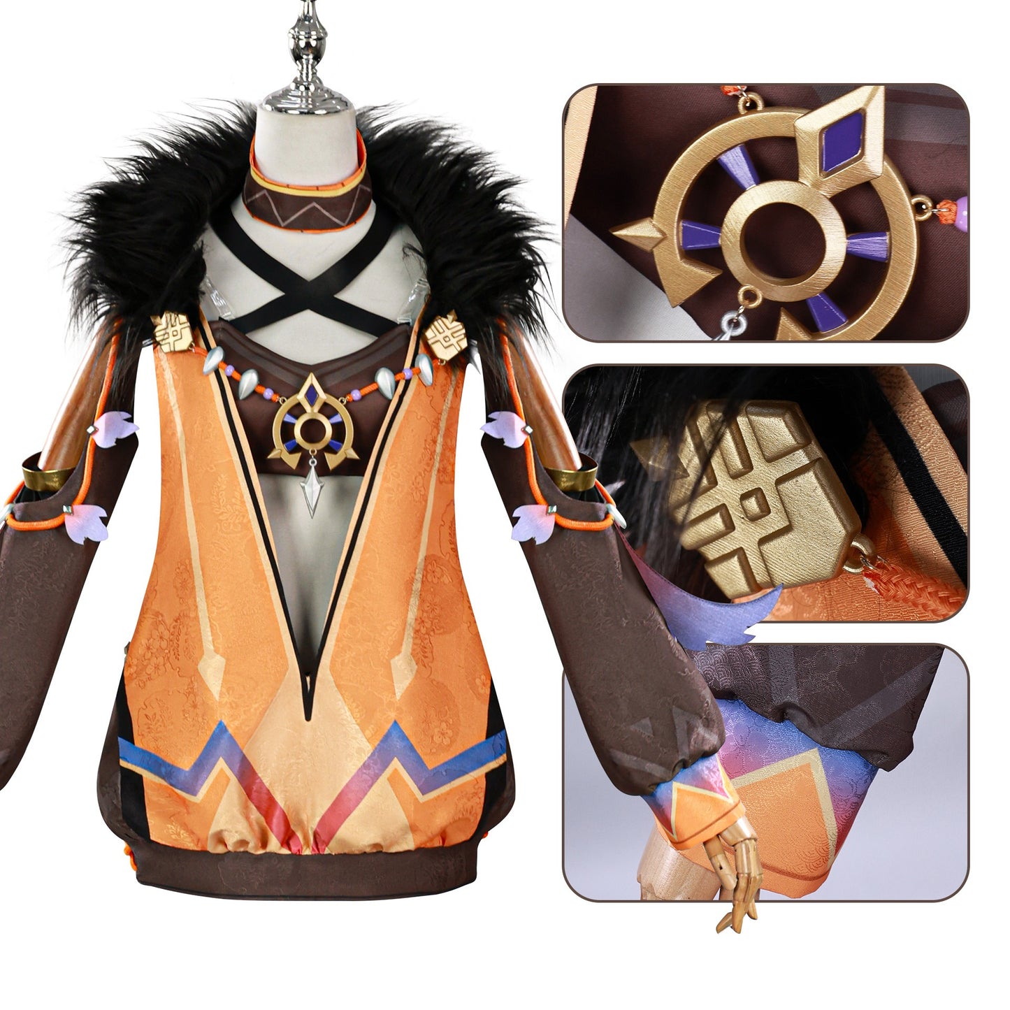 Genshin Impact Iansan Cosplay Costume | Gaming Outfit