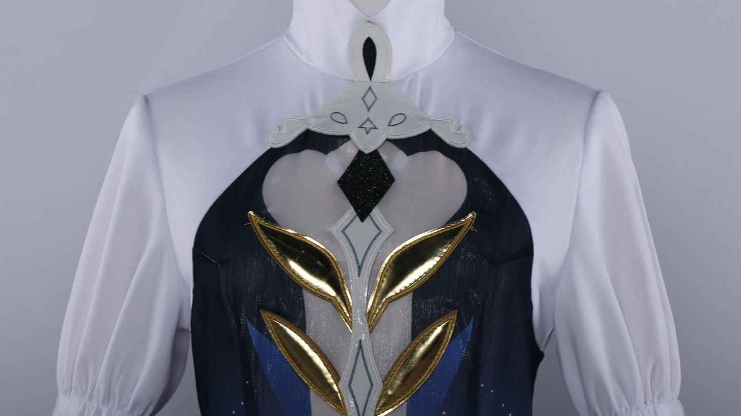 Genshin Impact Focalors Carnival Cosplay Costume | Gaming Outfit