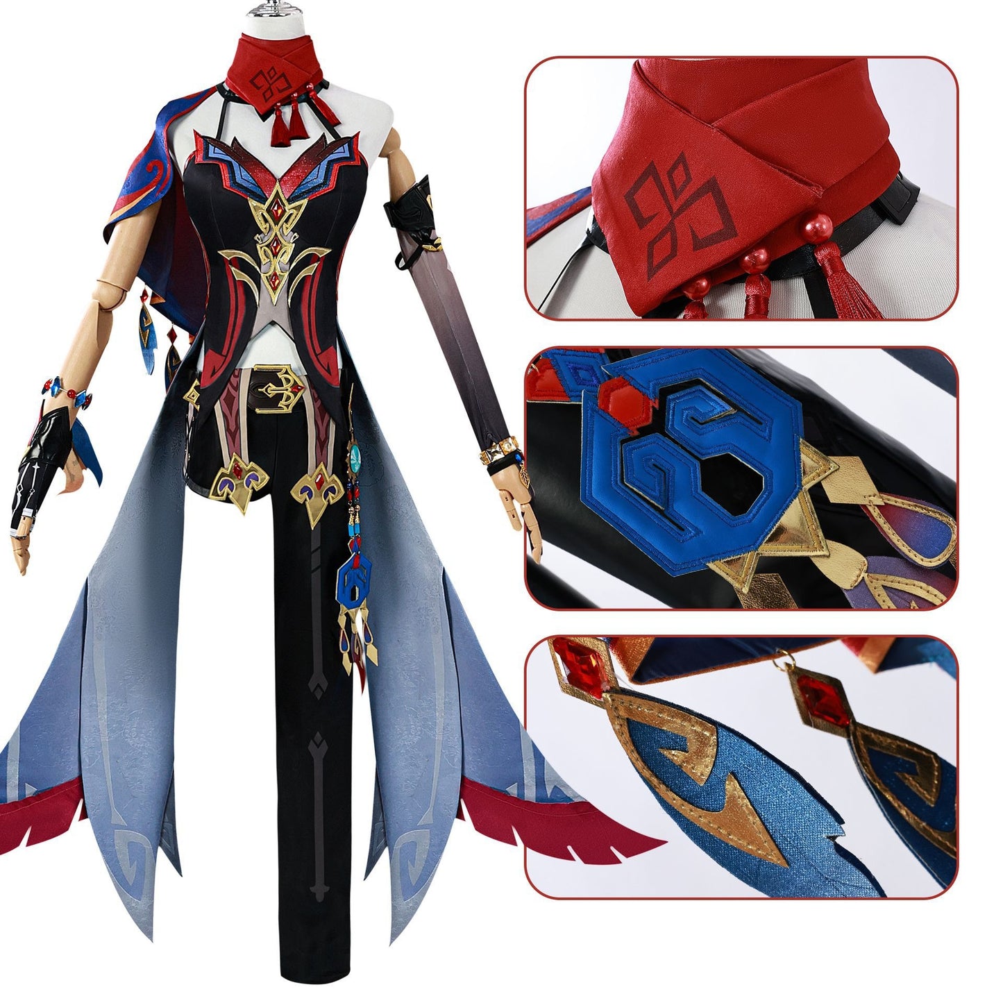Genshin Impact Chasca Cosplay Costume | Gaming Outfit