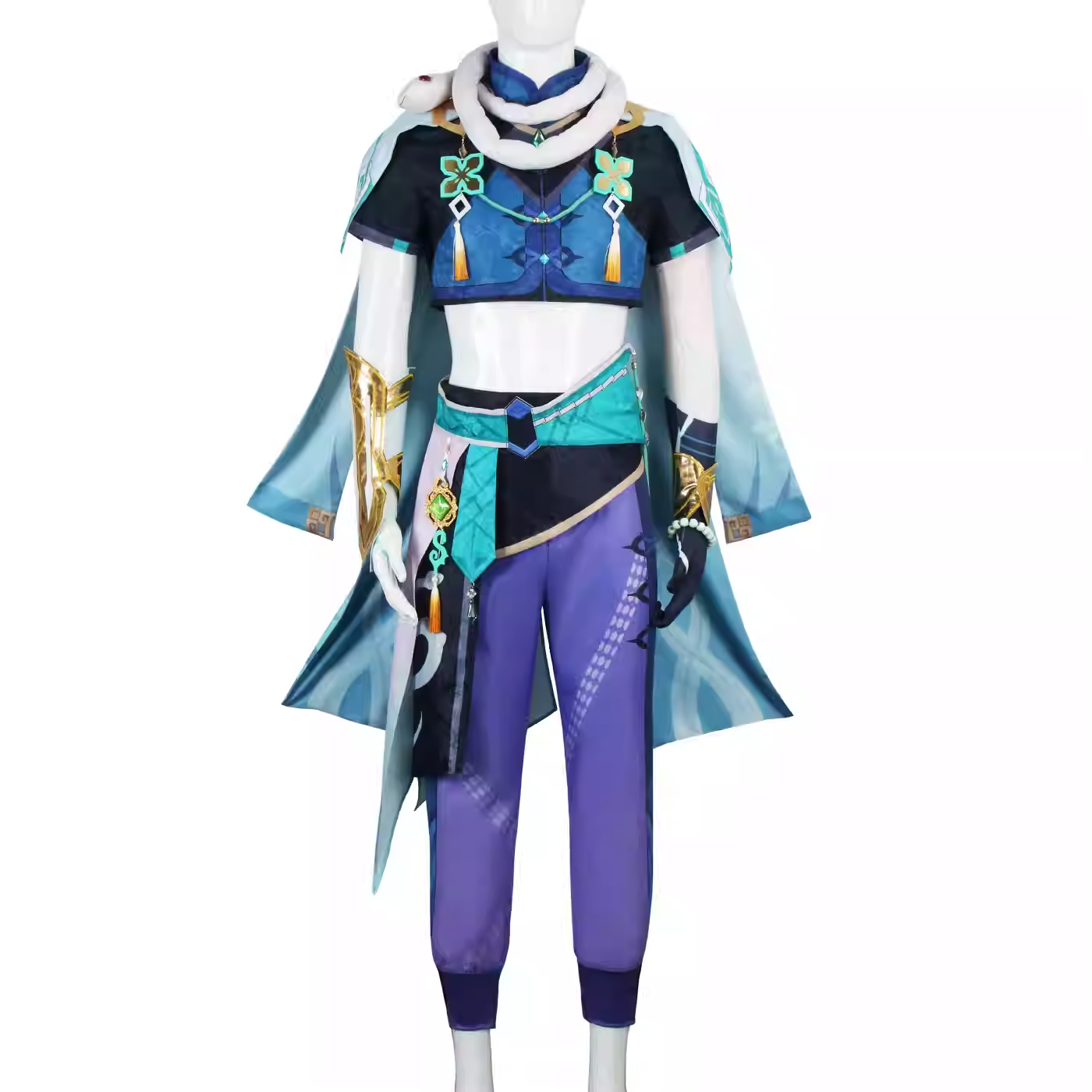 Genshin Impact Baizhu Complete Cosplay Costume Outfit