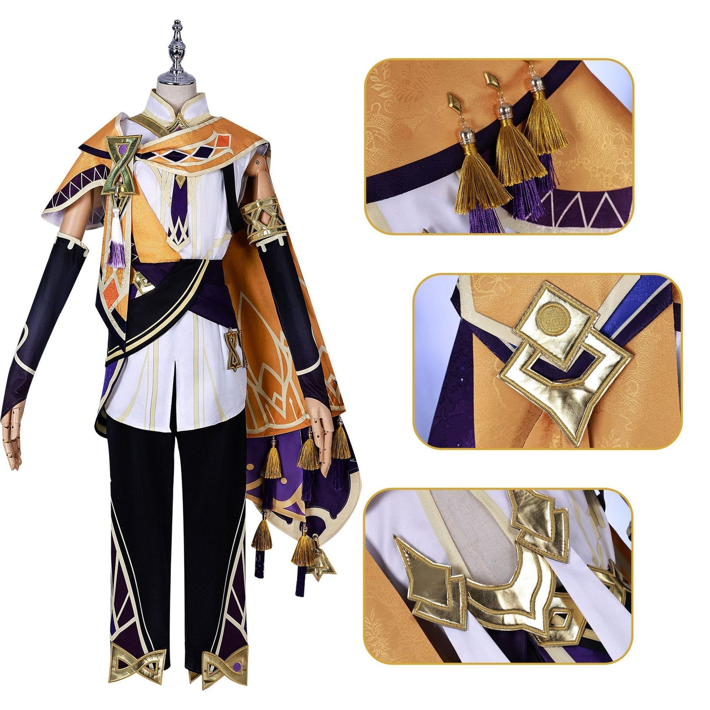 Genshin Impact Sethos Complete Cosplay Costume Outfit