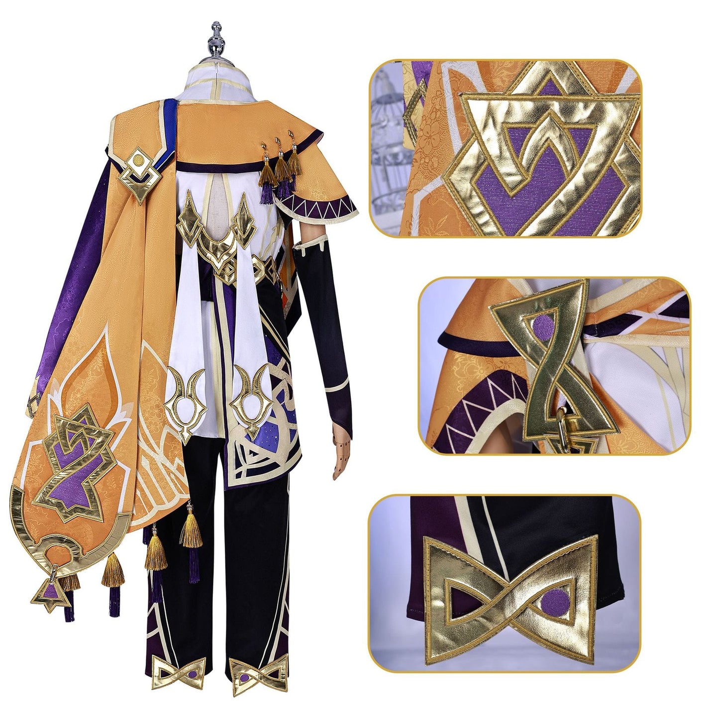 Genshin Impact Sethos Complete Cosplay Costume Outfit