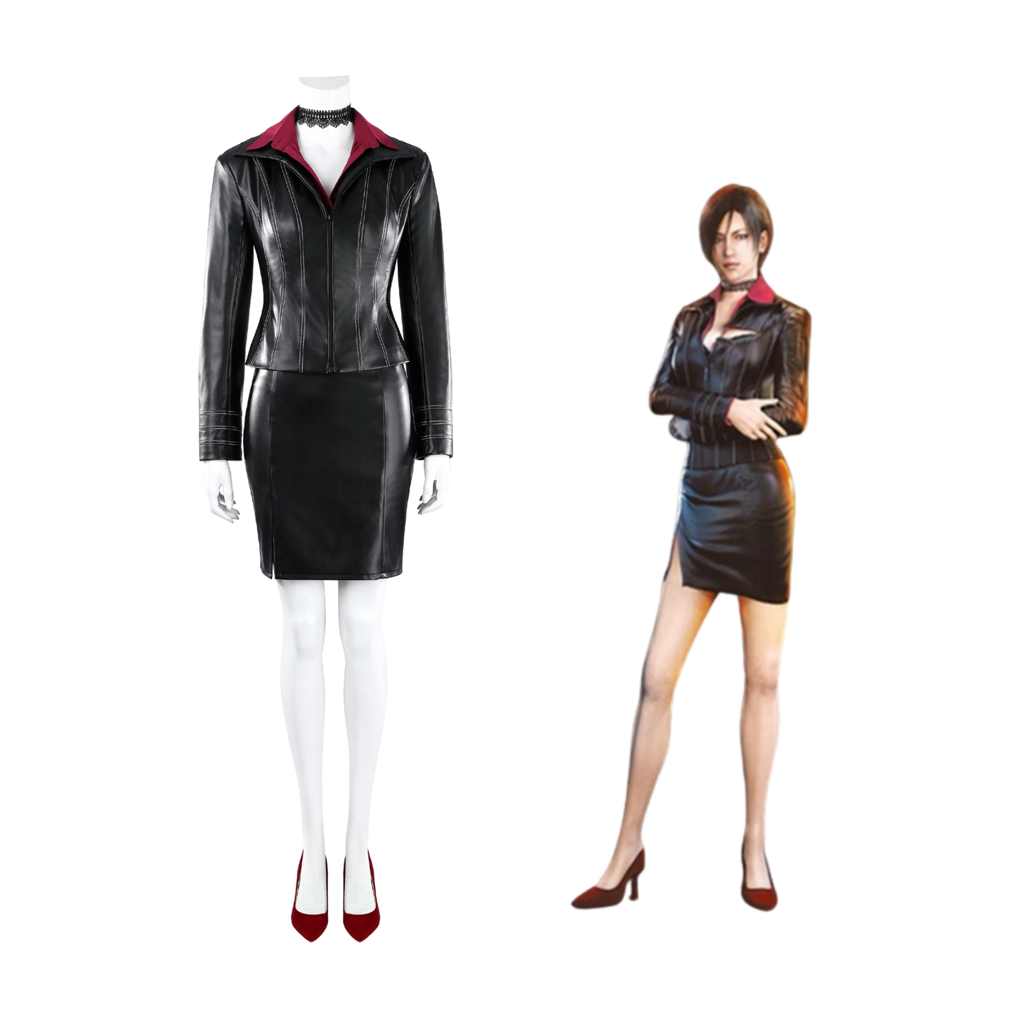 Resident Evil Damnation Ada Wong Cosplay Costume | Game Outfit