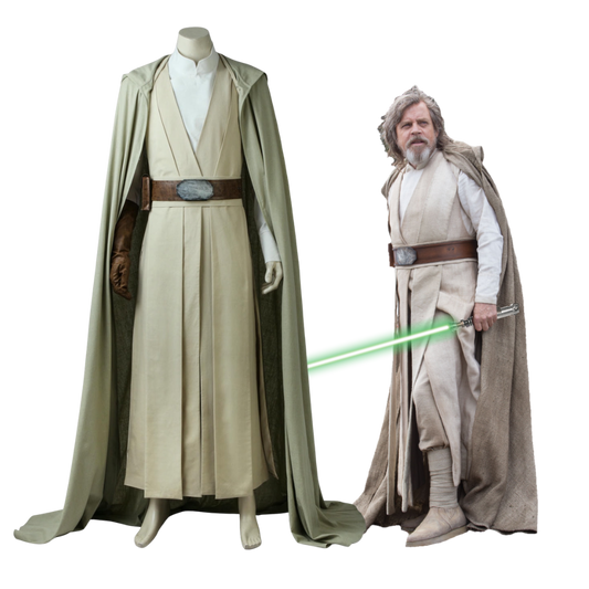 Star Wars The Last Jedi Luke Skywalker Cosplay Costume | TV Outfit