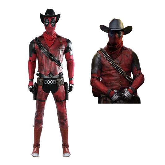 Deadpool 3 Cowboy Deadpool Cosplay Costume | Marvel Outfit