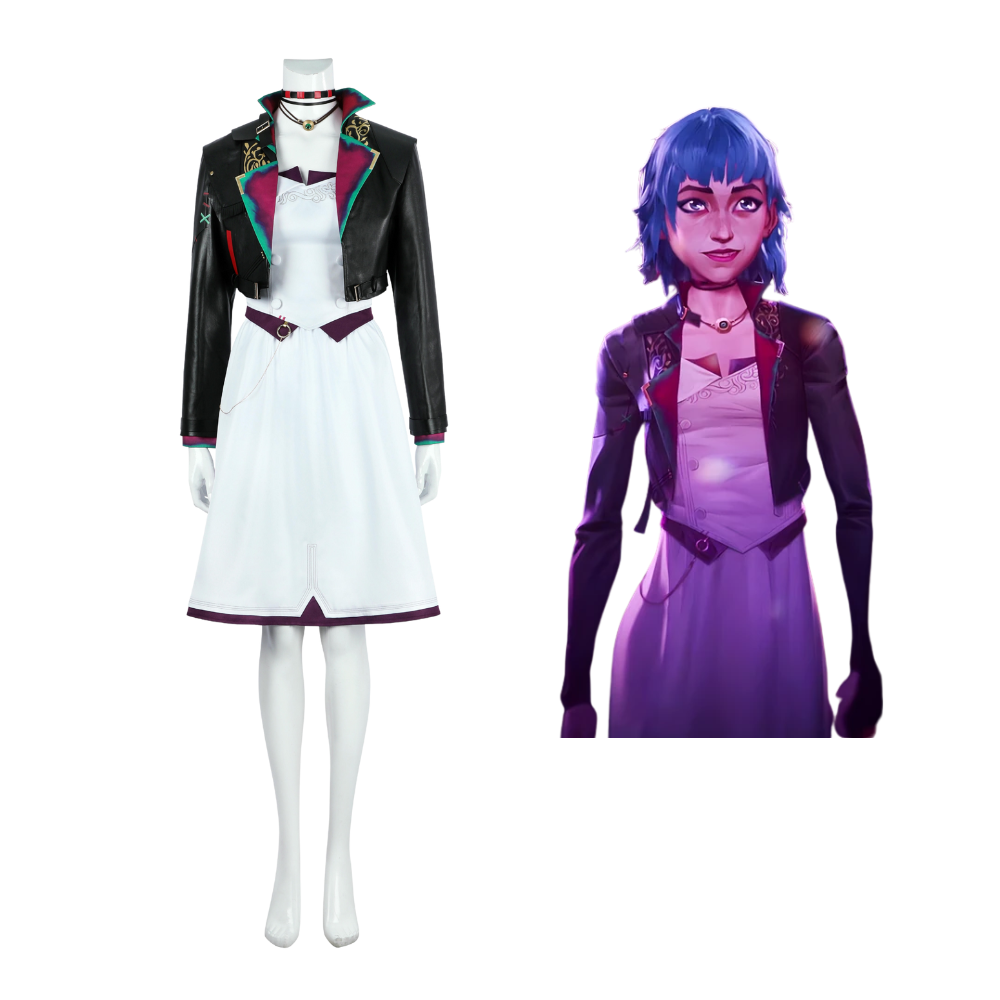 Arcane League of Legends Powder Cosplay Costume | Gaming Outfit