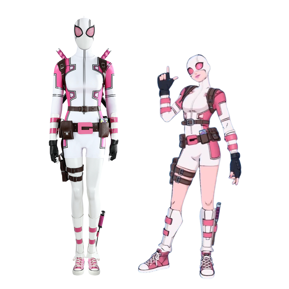 Fortnite Gwenpool Cosplay Costume | Gaming Outfit