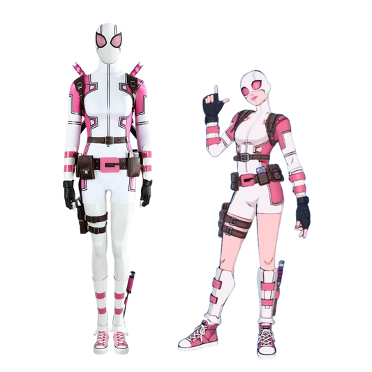 Fortnite Gwenpool Cosplay Costume | Gaming Outfit