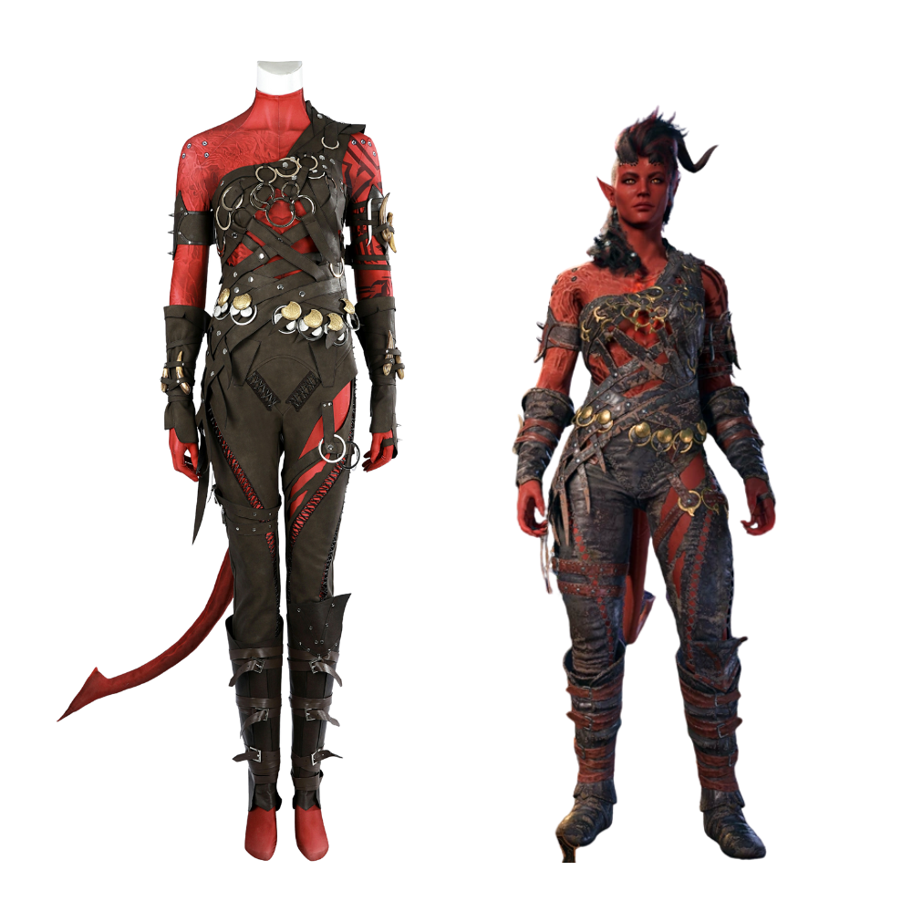 Baldur’s Gate 3 Karlach Cosplay Costume | Gaming Outfit