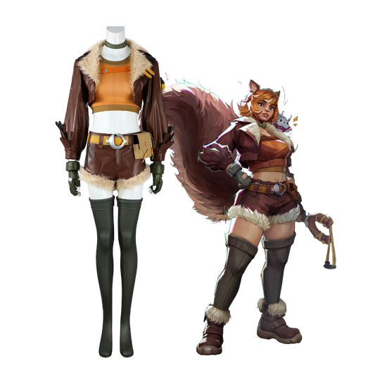 Marvel Rivals Squirrel Girl Cosplay Costume | Gaming Outfit