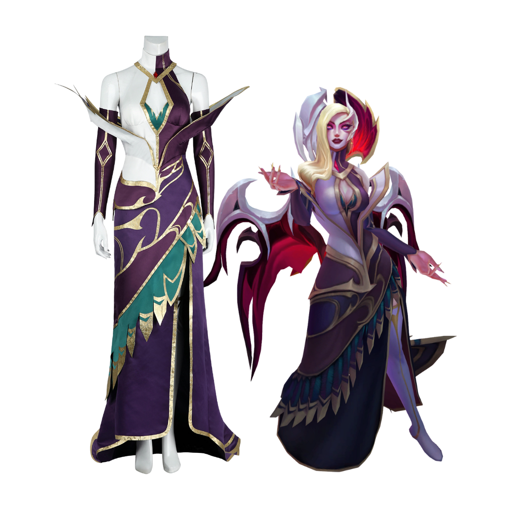 League of Legends Coven Morgana Cosplay Costume | Gaming Outfit