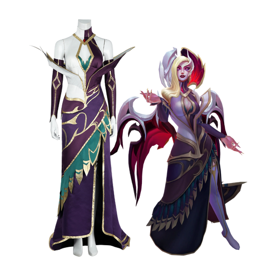 League of Legends Coven Morgana Cosplay Costume | Gaming Outfit