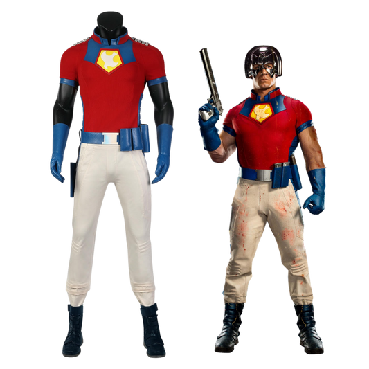 The Suicide Squad 2 Peacemaker Cosplay Costume | DC Outfit