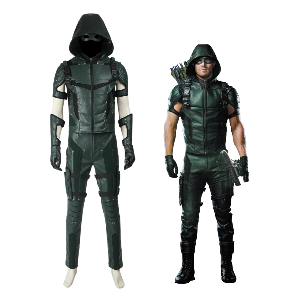 Green Arrow Season 4 Oliver Queen Cosplay Costume | DC Outfit