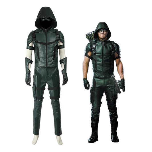 Green Arrow Season 4 Oliver Queen Cosplay Costume | DC Outfit